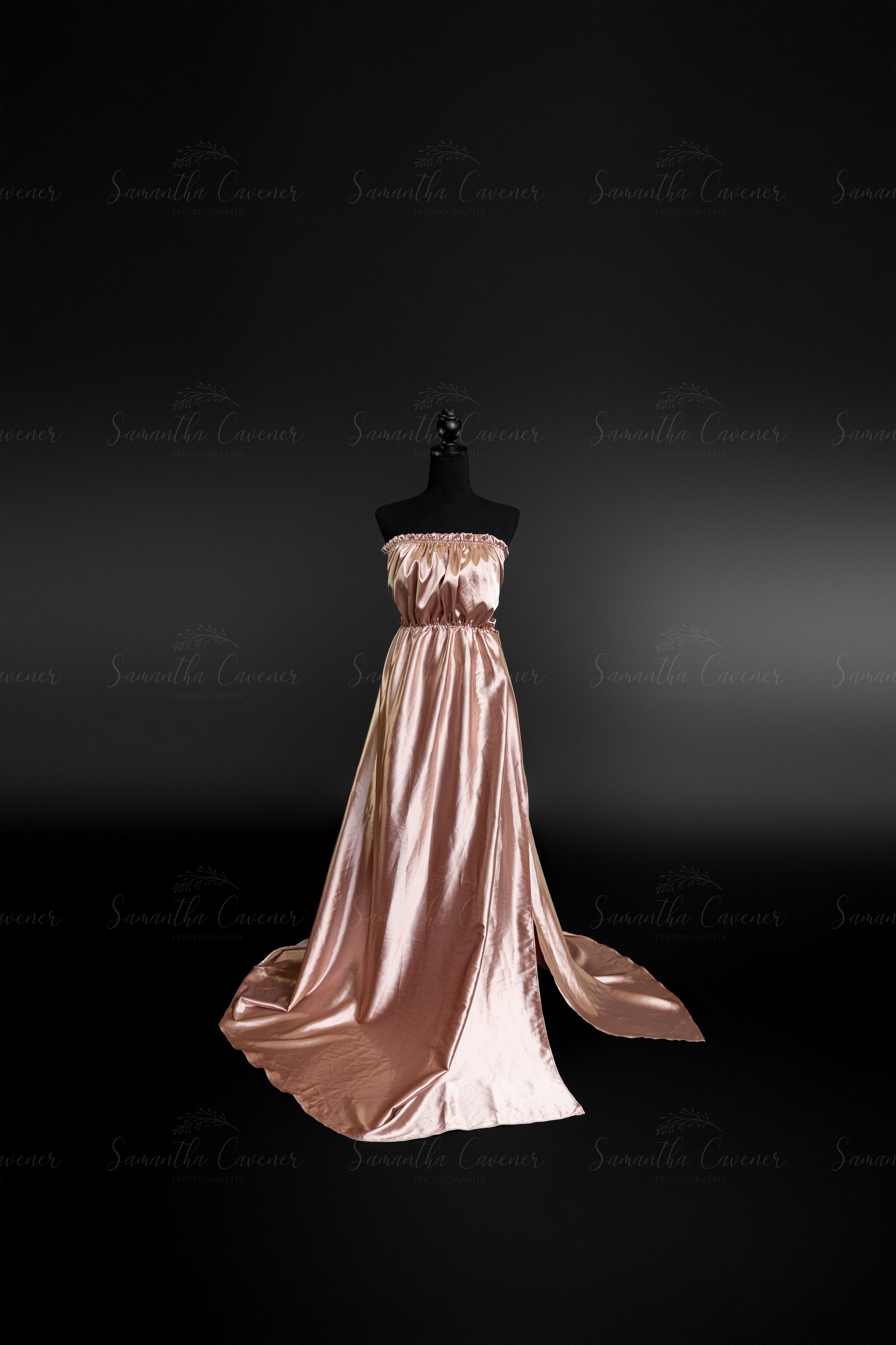 Rose Gold Satin Gown