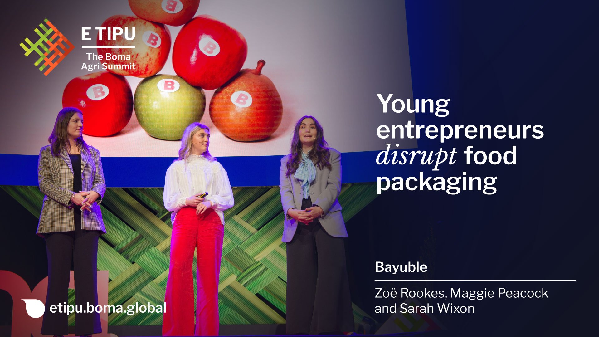 Young entrepreneurs disrupt food packaging | Bayuble