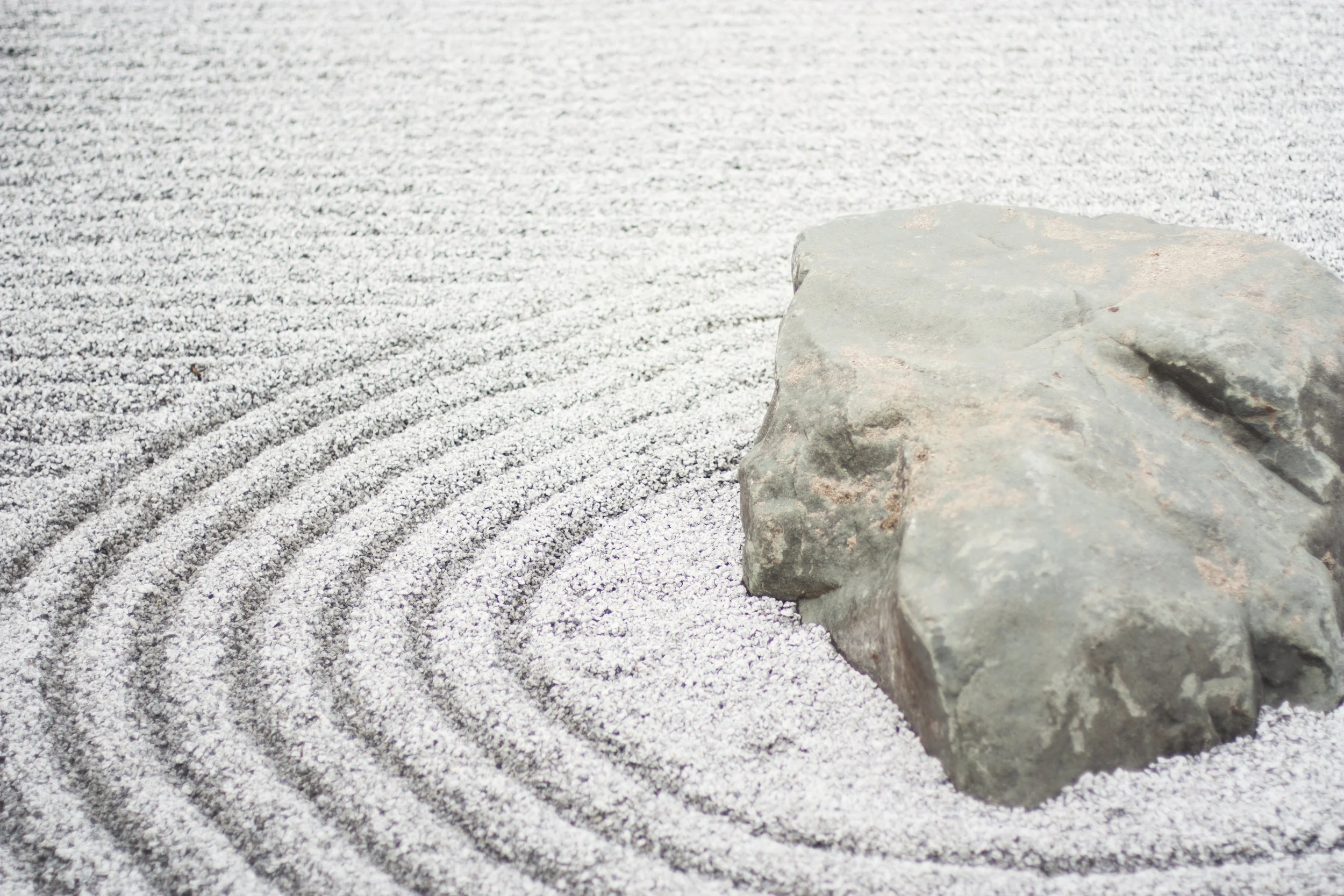 If only crushed rock gardens actually did look like their Japanese counterparts.