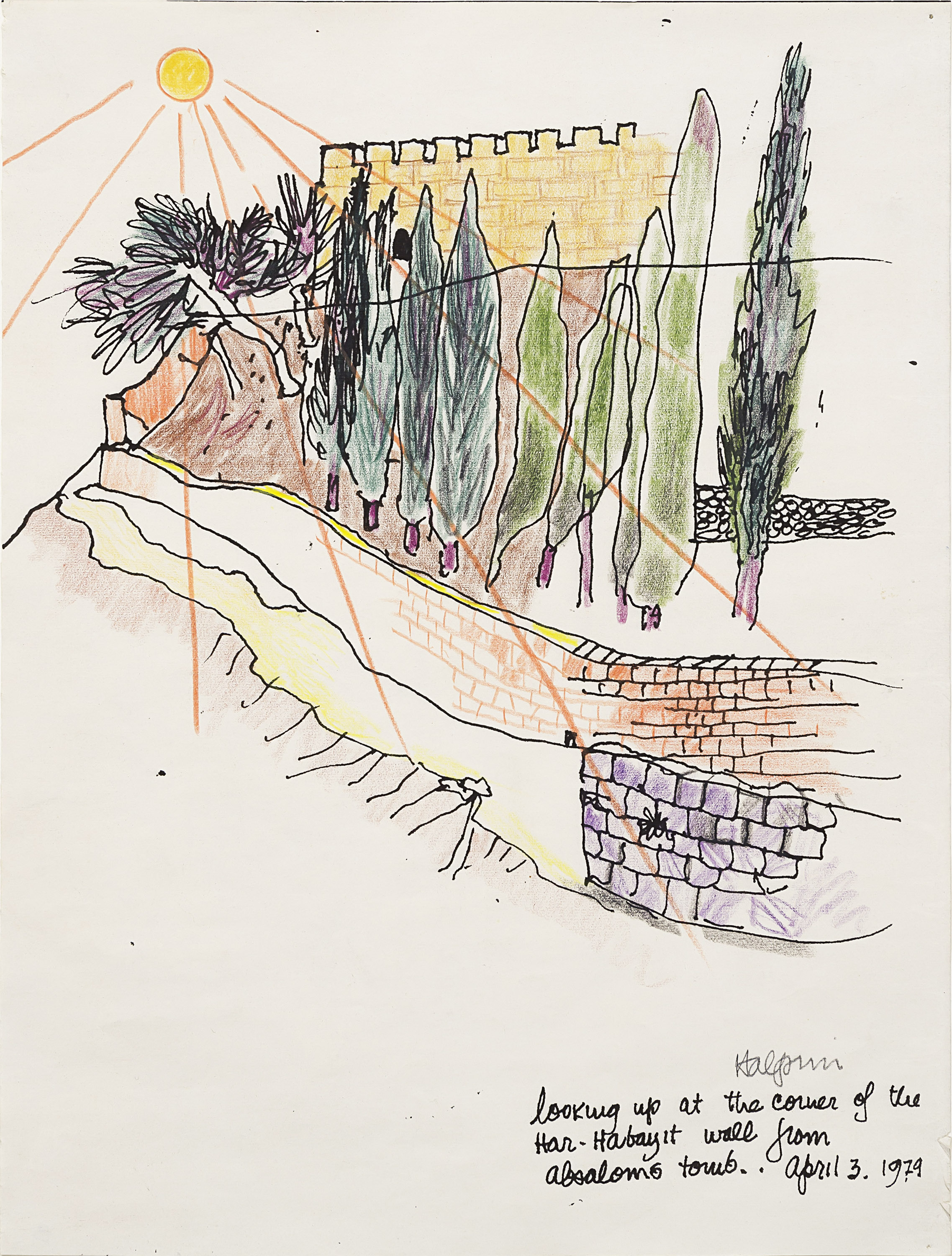 Lawrence Halprin  Landscape sketch Lawrence halprin Drawings