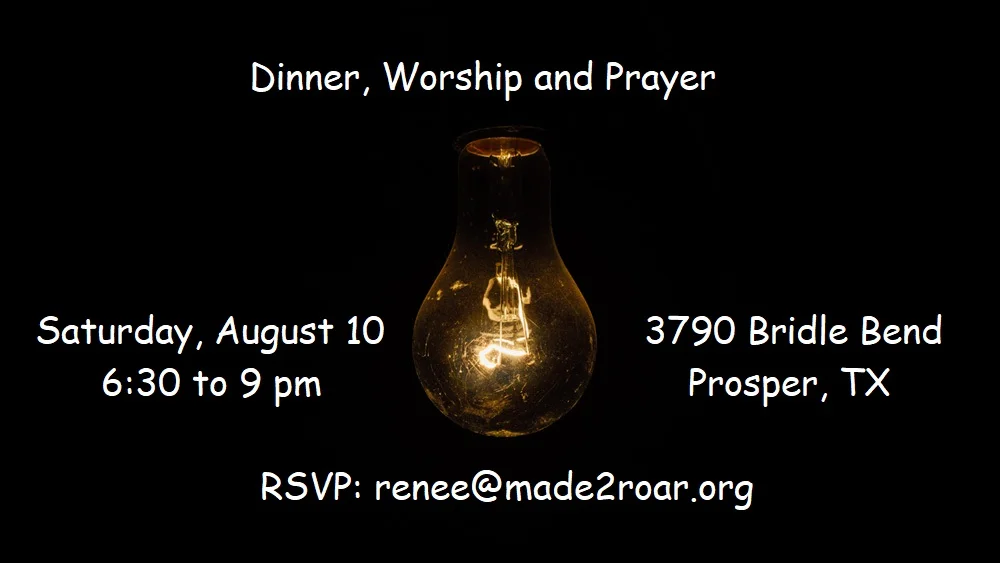 Dinner, Worship &amp; Prayer