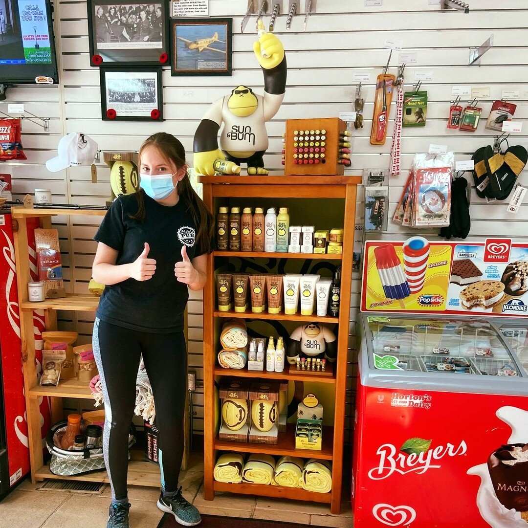 The Sun is breaking out! 
If you're catching some of the rays this weekend, make sure you keep yourself lotioned up. Check out the Sun Bum display in the General Store for what's the right SPF for you.
.
.
.
.
.
#PortAlbert #Goderich #Kincardine #Hur