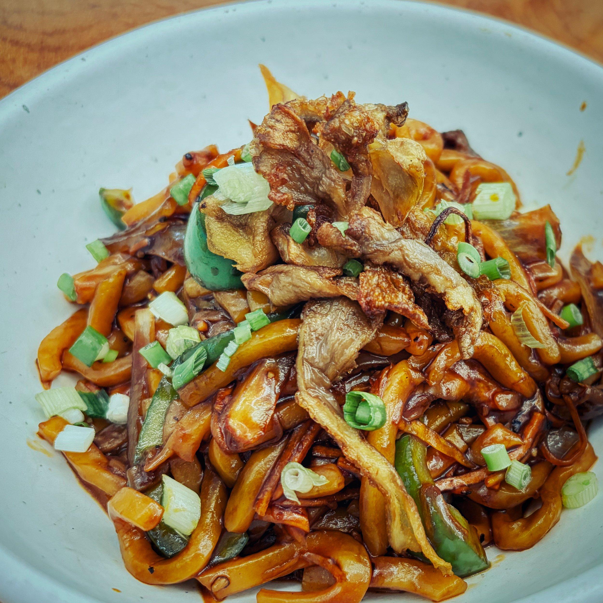 Black Pepper Vege Udon (V)