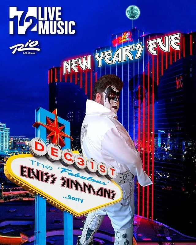 This NYE 2020 in Las Vegas Nevada, experience THE MAN, THE MYTH, THE&hellip;DEAR GOD, WHAT IS THAT SMELL? (but honestly, who cares, there&rsquo;s an open bar)

Elviss Simmons was born (Hatched? Congealed?) when a pair of drunk junior geneticists spli