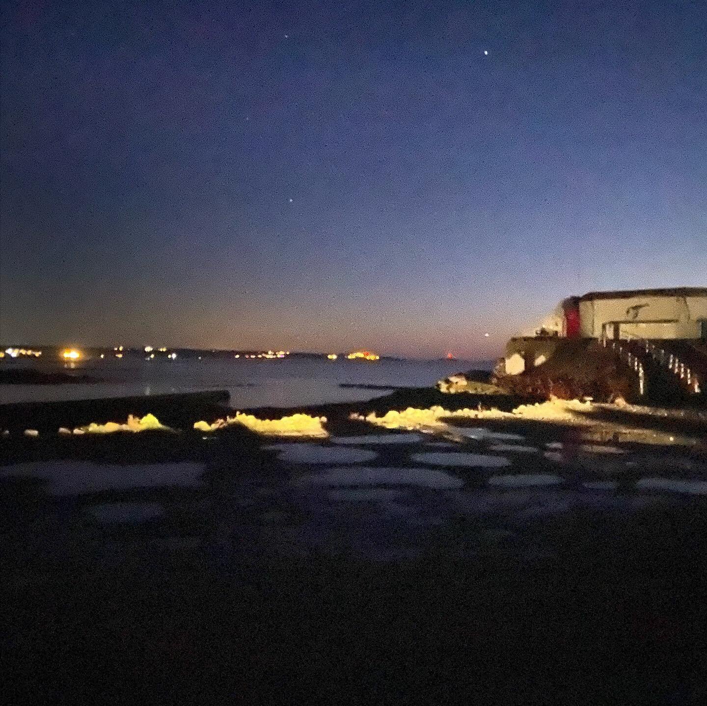 L&rsquo;Etacq by night #nightsky #stouen #seafood #faulkner #jersey