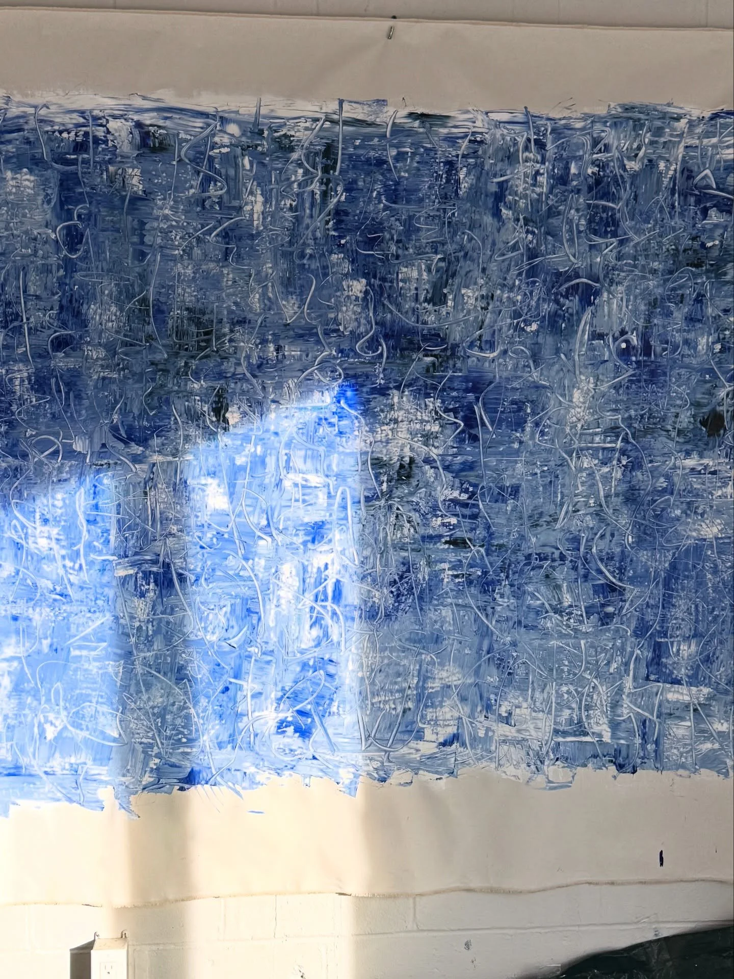 Work in progress.
Art brings me happiness.
Commission underway 💙

#ipaint #lightcodes #abstract #blueart