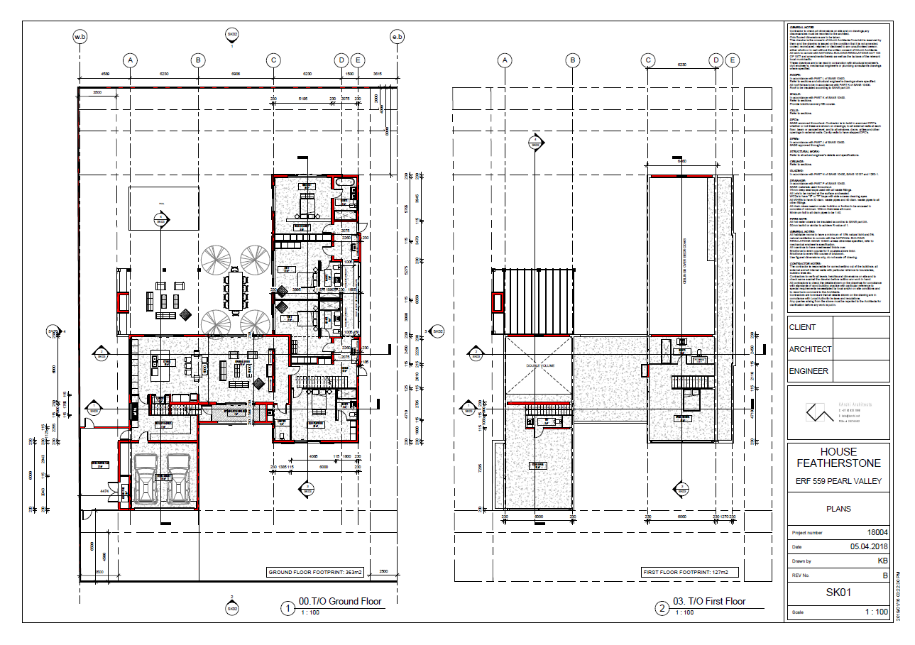   Sketch Design:  Plans       