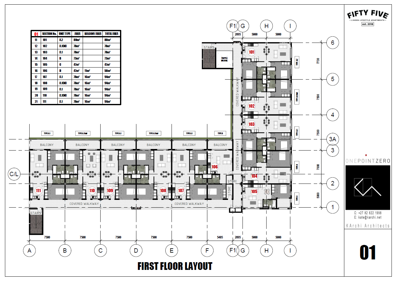   Marketing Material:  First Floor Layout 