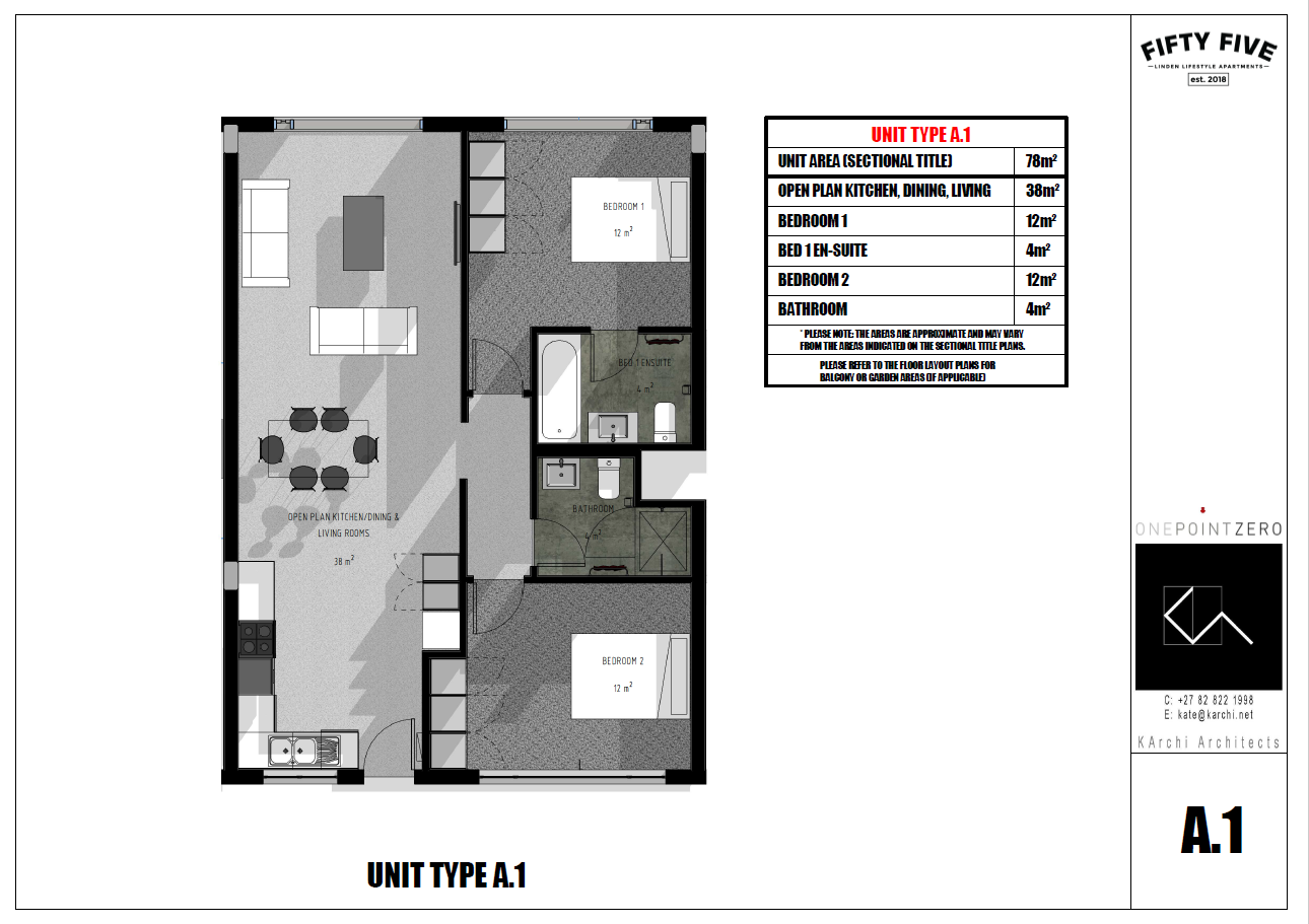   Marketing Material:  Unit Layout 