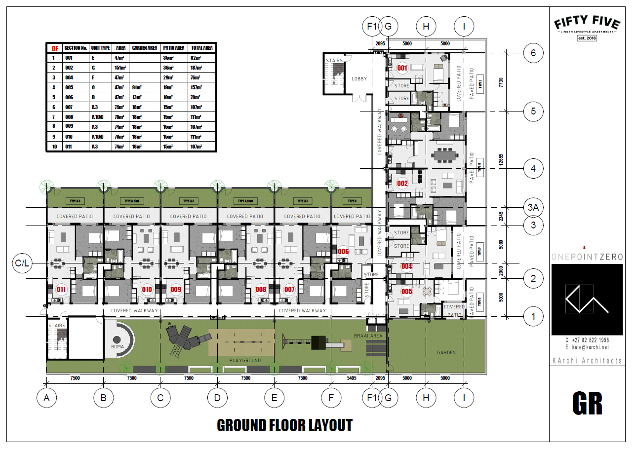   Marketing Material:  Ground Floor Layout 