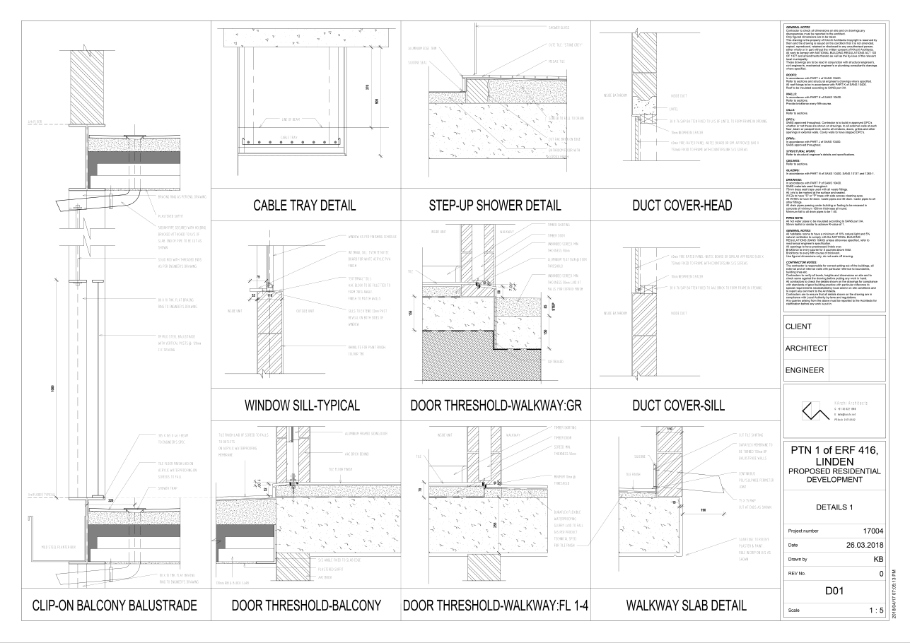   Construction Drawings:  Details 