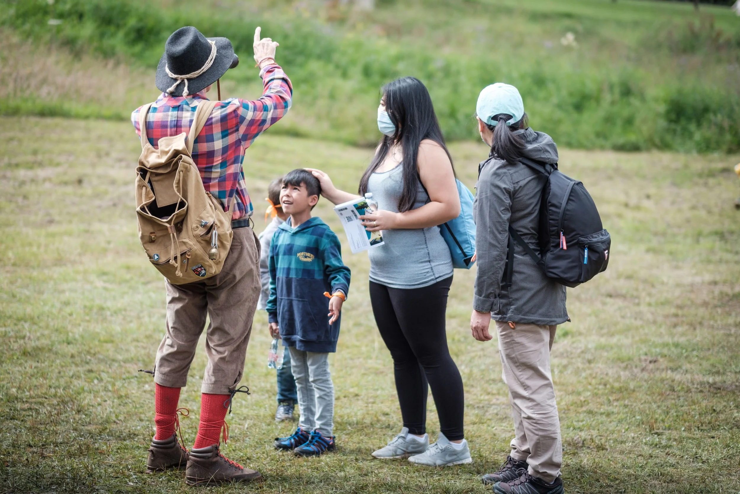 Auftritt der CSS Versicherung an der Coop Familienwanderung 2021