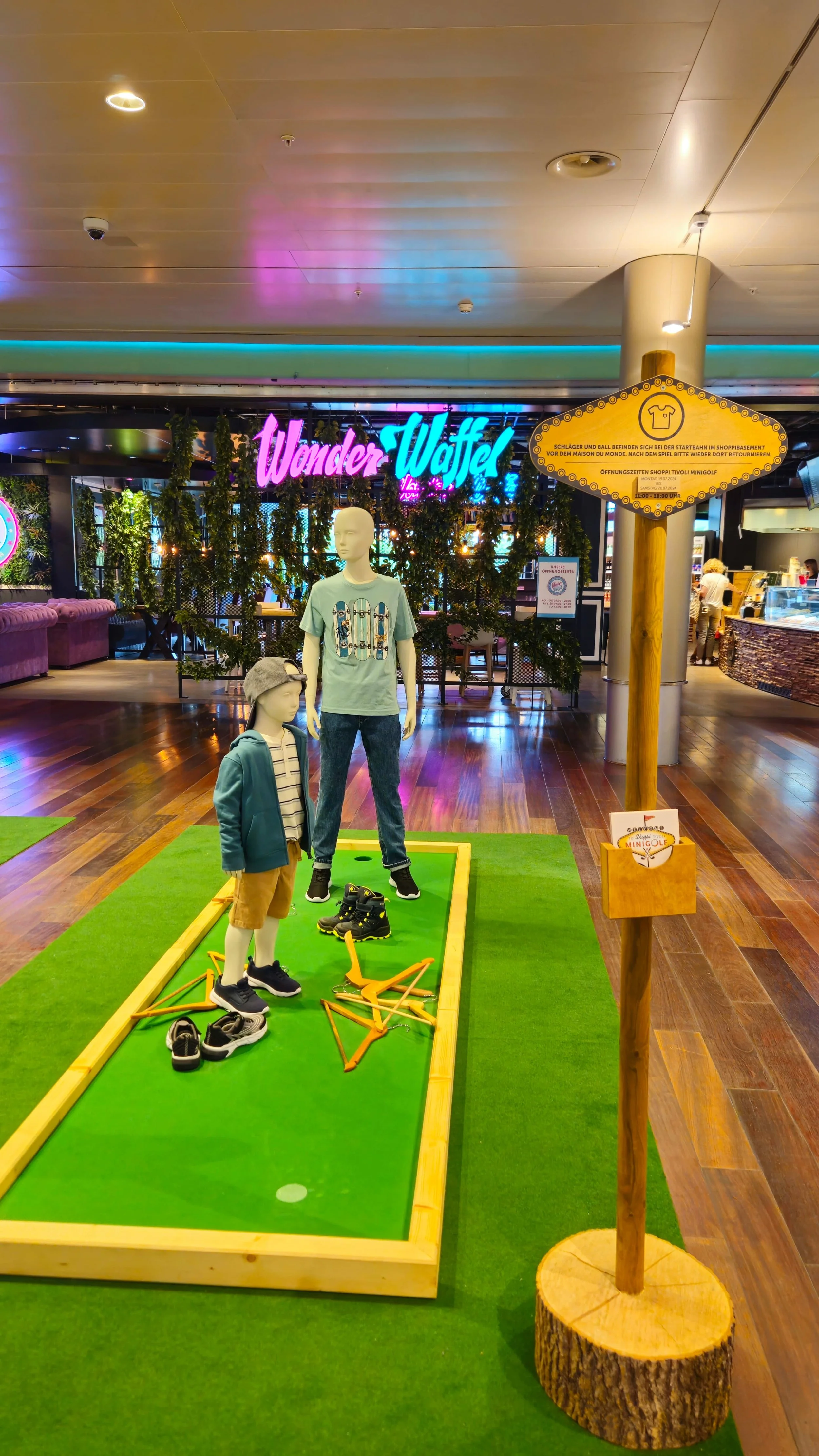 Tee Time im Shoppi Tivoli