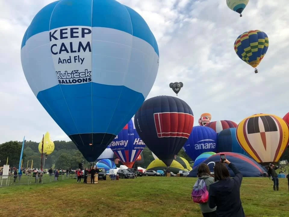 Kubicek at the Bristol International Balloon Fiesta 2019