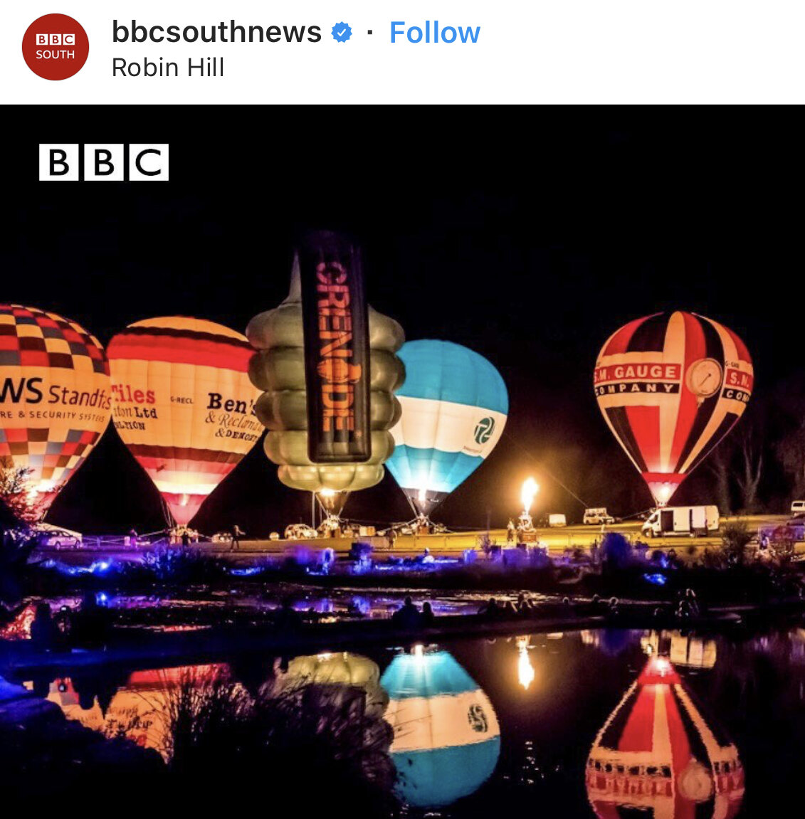 Launch of the Grenade Balloon