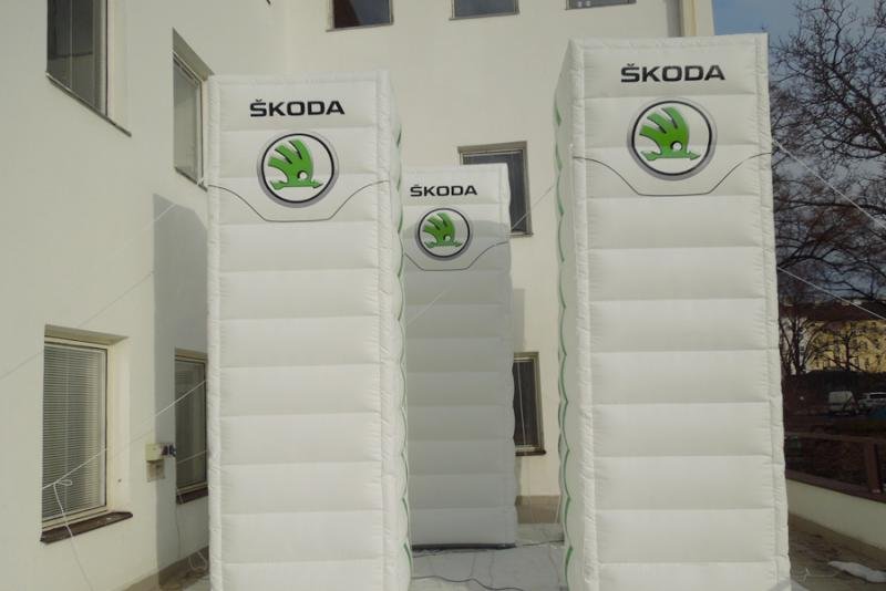 Skoda Inflatable Pillars.jpg