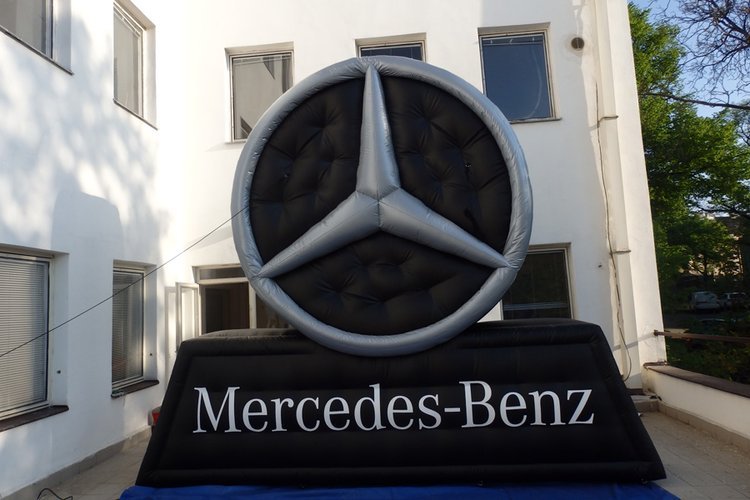Bespoke Giant Inflatable Advertising Sign Mercedes
