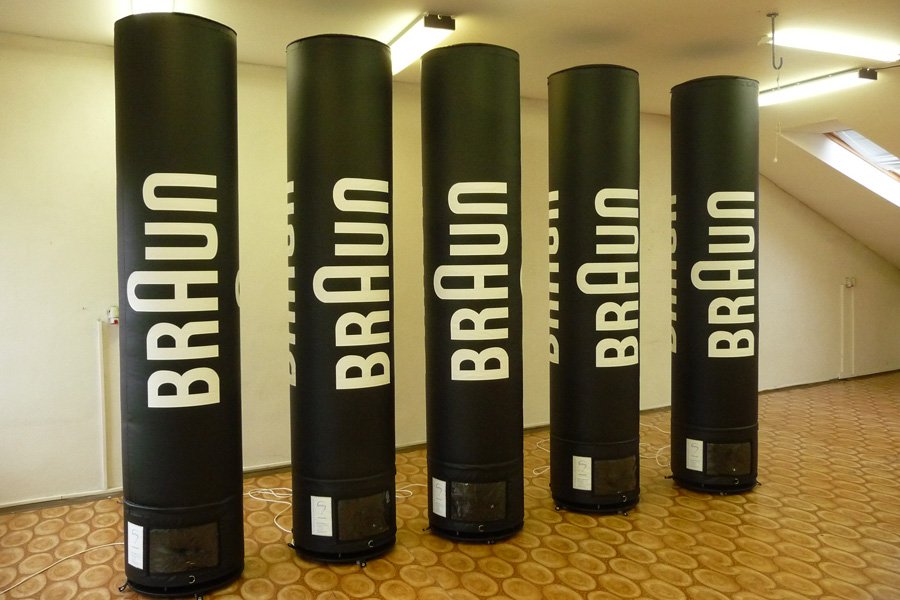 Braun Exhibition Inflatable Pillar