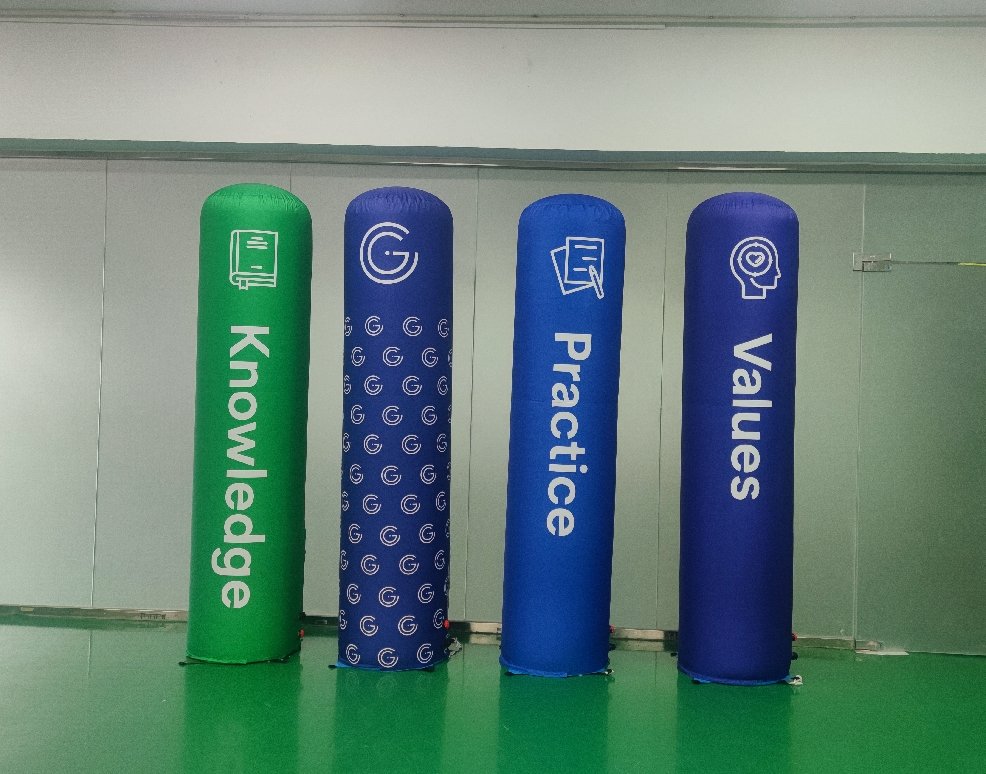 Bespoke Advertising Inflatable Pillars