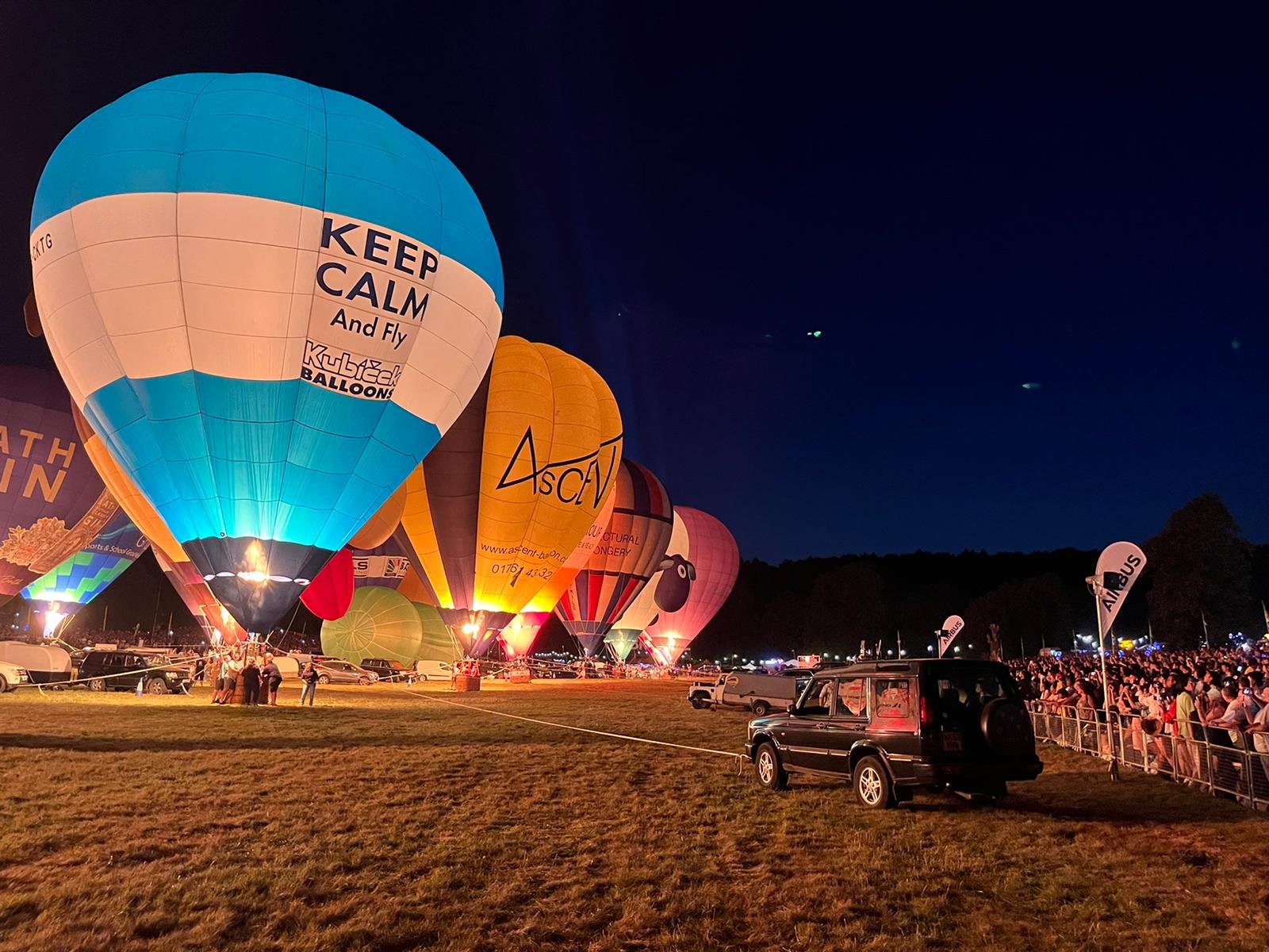 Kubicek at Bristol Balloon Fiesta