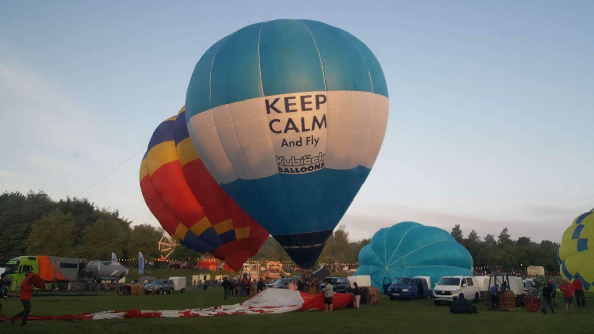 Kubicek at Telford Balloon Festival