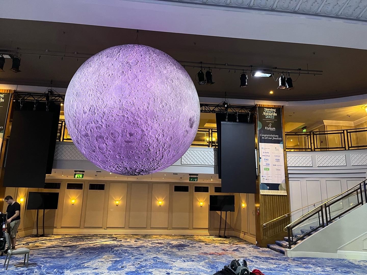 Inflatable Moon for Events