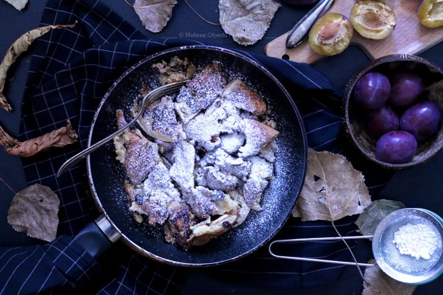 An Austrian Classic - Kaiserschmarrn with Plum Compote