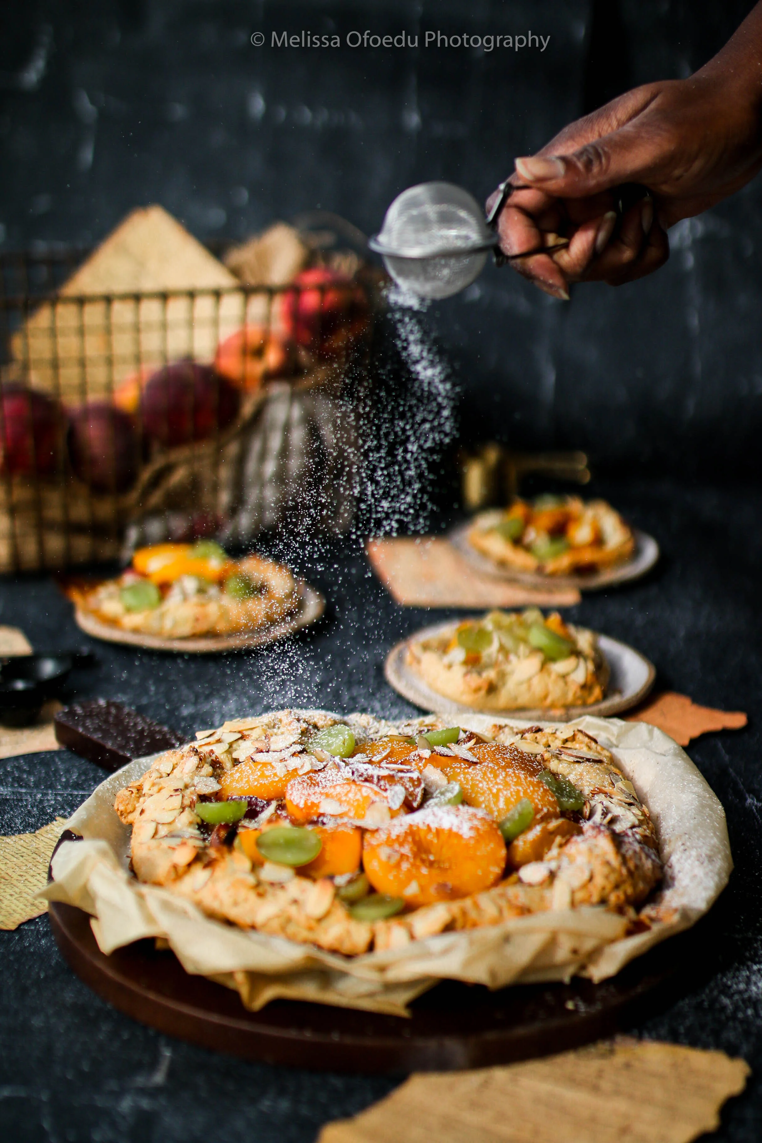 Mother's Day Dessert - Peach &amp; Grape Galette