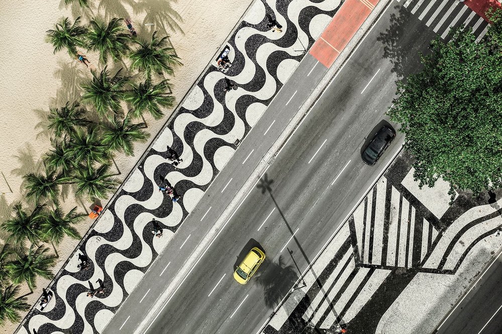 Avenida Atlântica, Copacabana, by Roberto Burle Marx