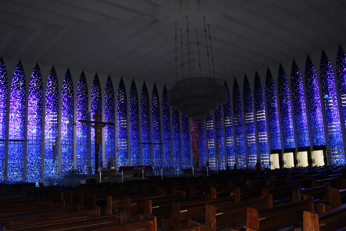 Dom Bosco Sanctuary, built in 1963 by Carlos Alberto Naves