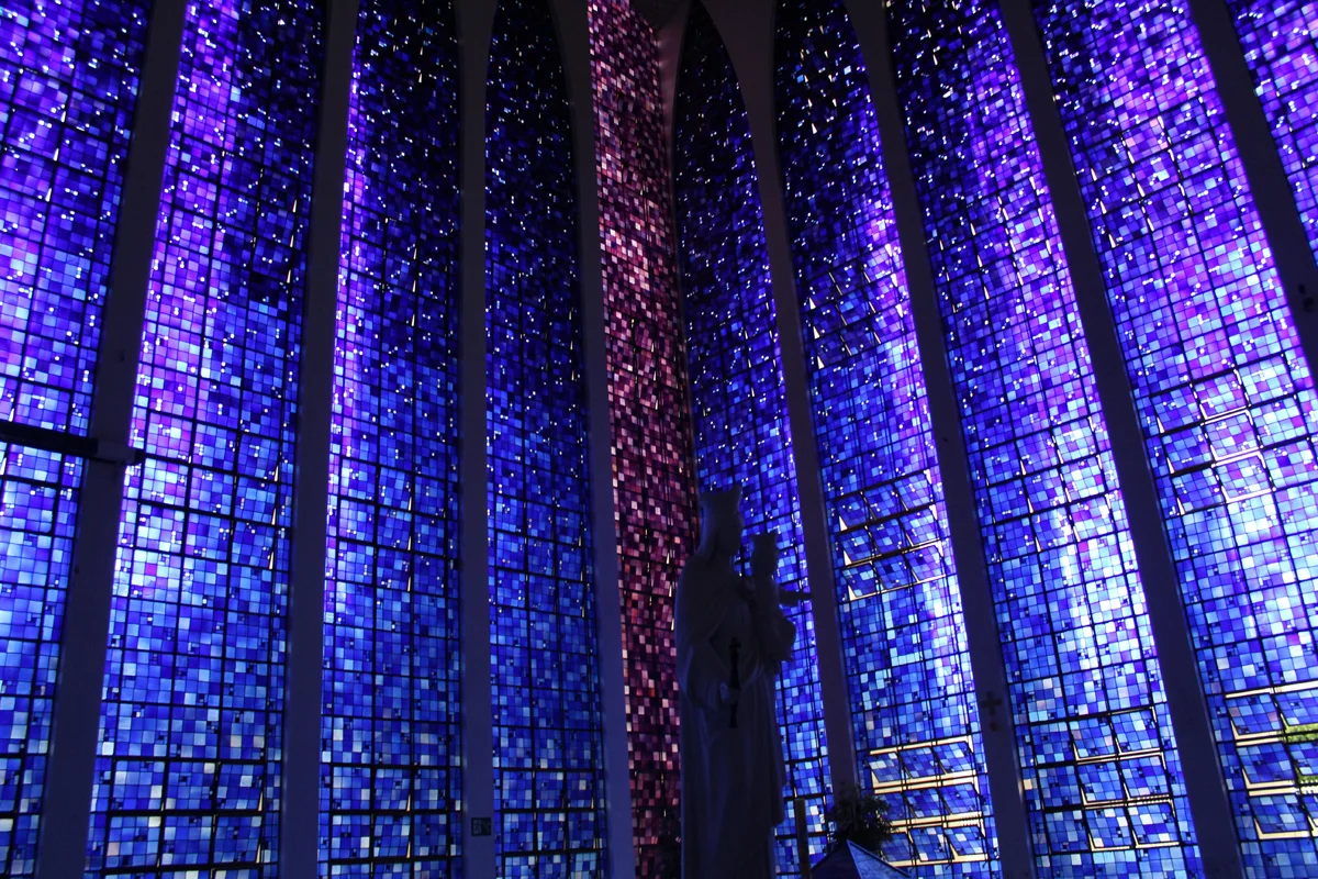 Dom Bosco Sanctuary, built in 1963 by Carlos Alberto Naves