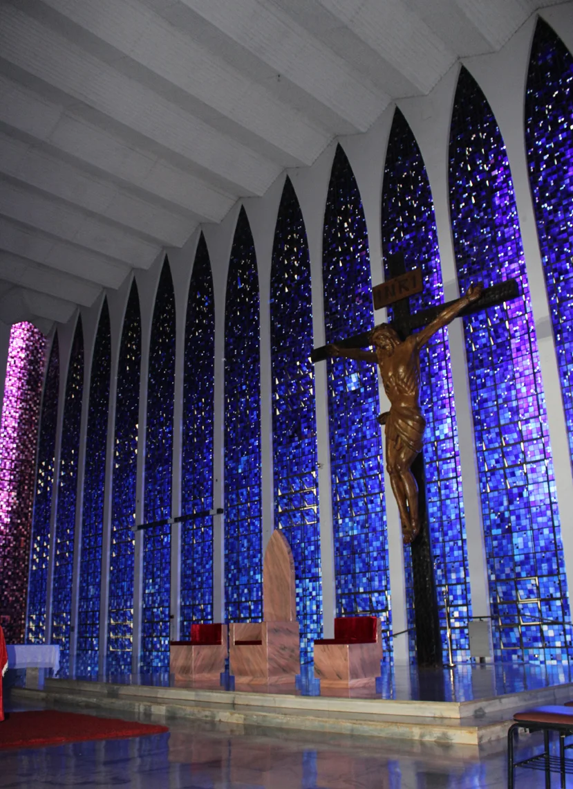 Dom Bosco Sanctuary, built in 1963 by Carlos Alberto Naves