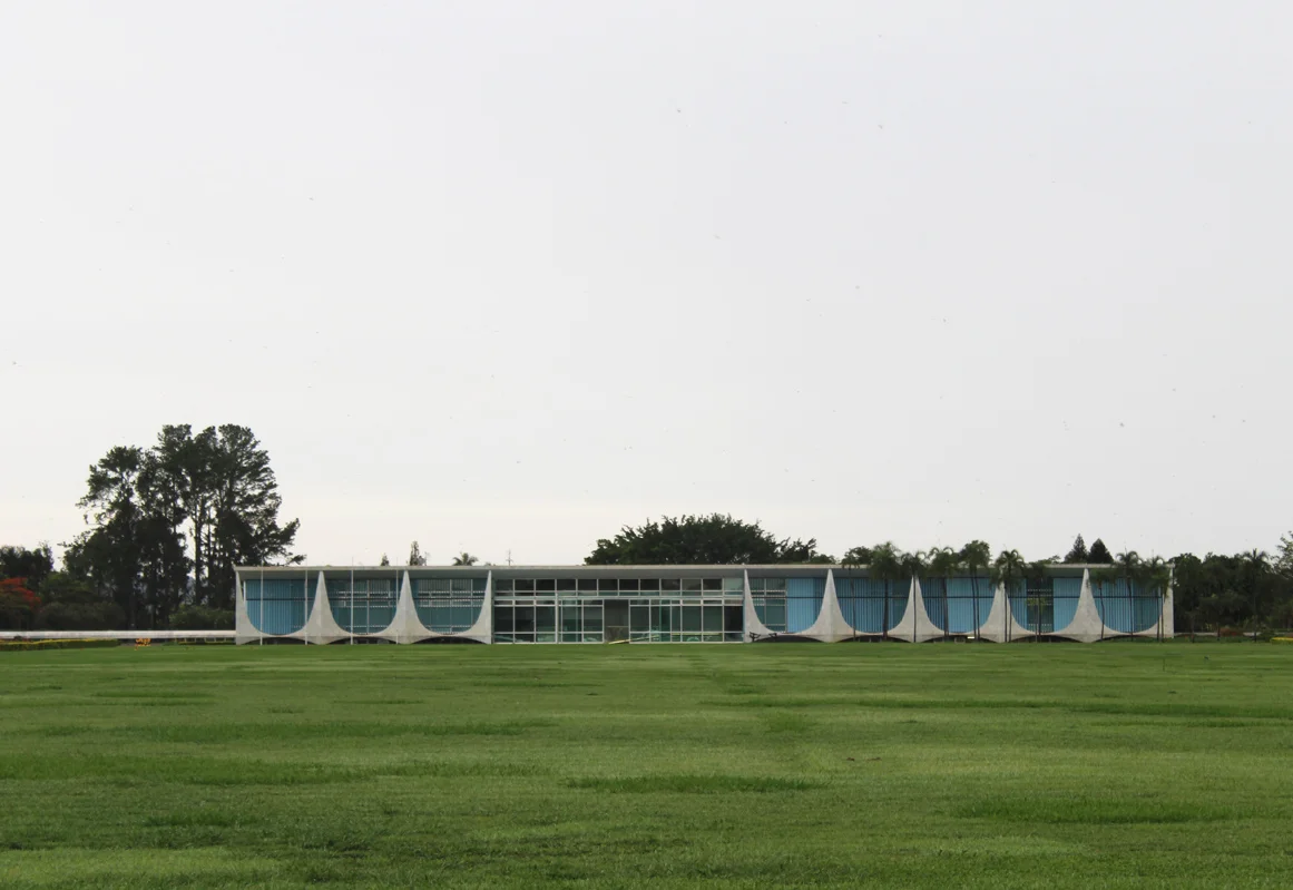 Palacio do Panalto, the official residence of Brazil President. Built in 1958 by architect Oscar Niemeyer.