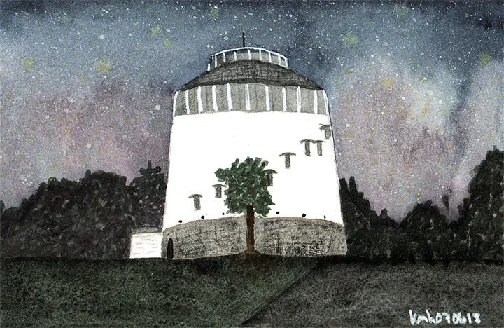 The Thomas Hill Standpipe in Bangor, Maine. This was the “prototype” for my first commissioned piece.