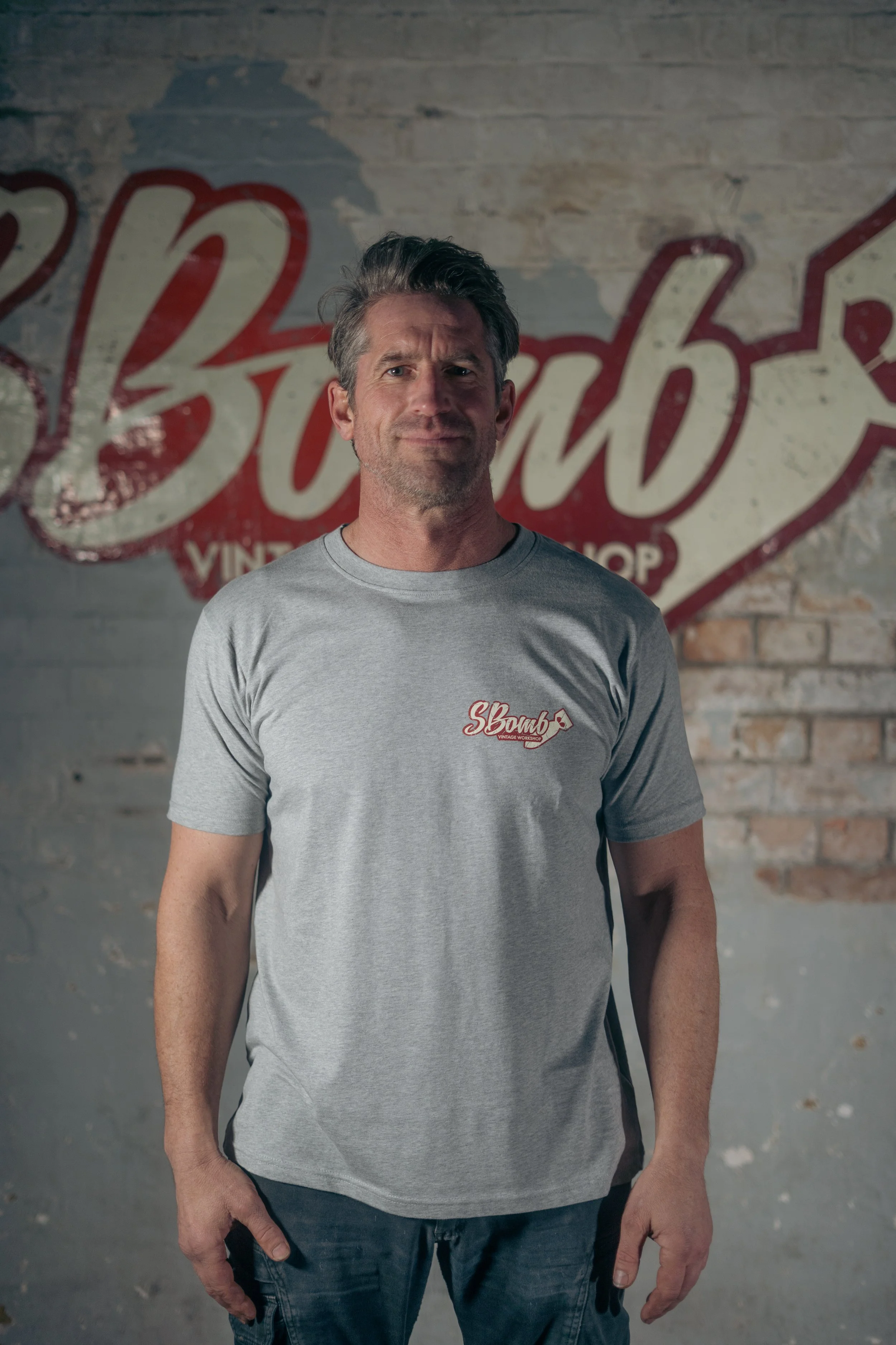 Sbomb “Vintage Workshop” T Grey