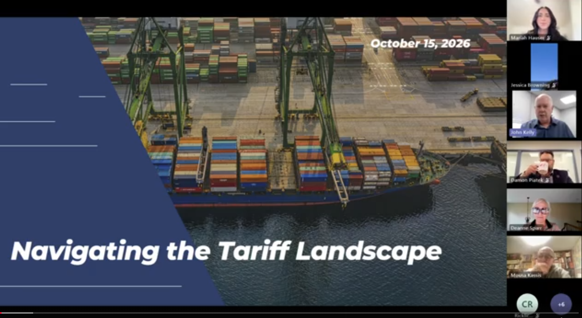 Navigating the Tariffs Landscaper webinar
