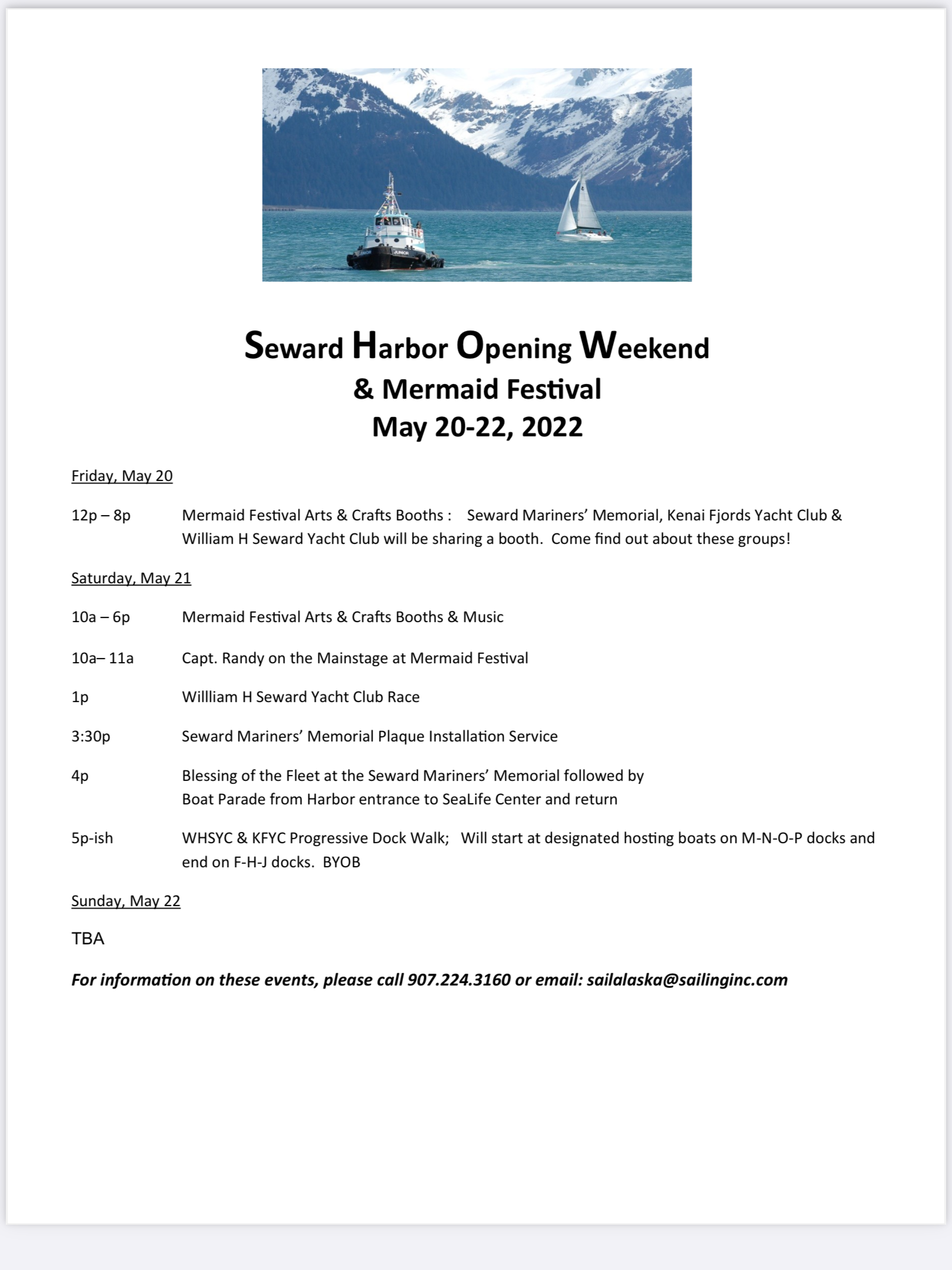 2022 Harbor Opening Weekend