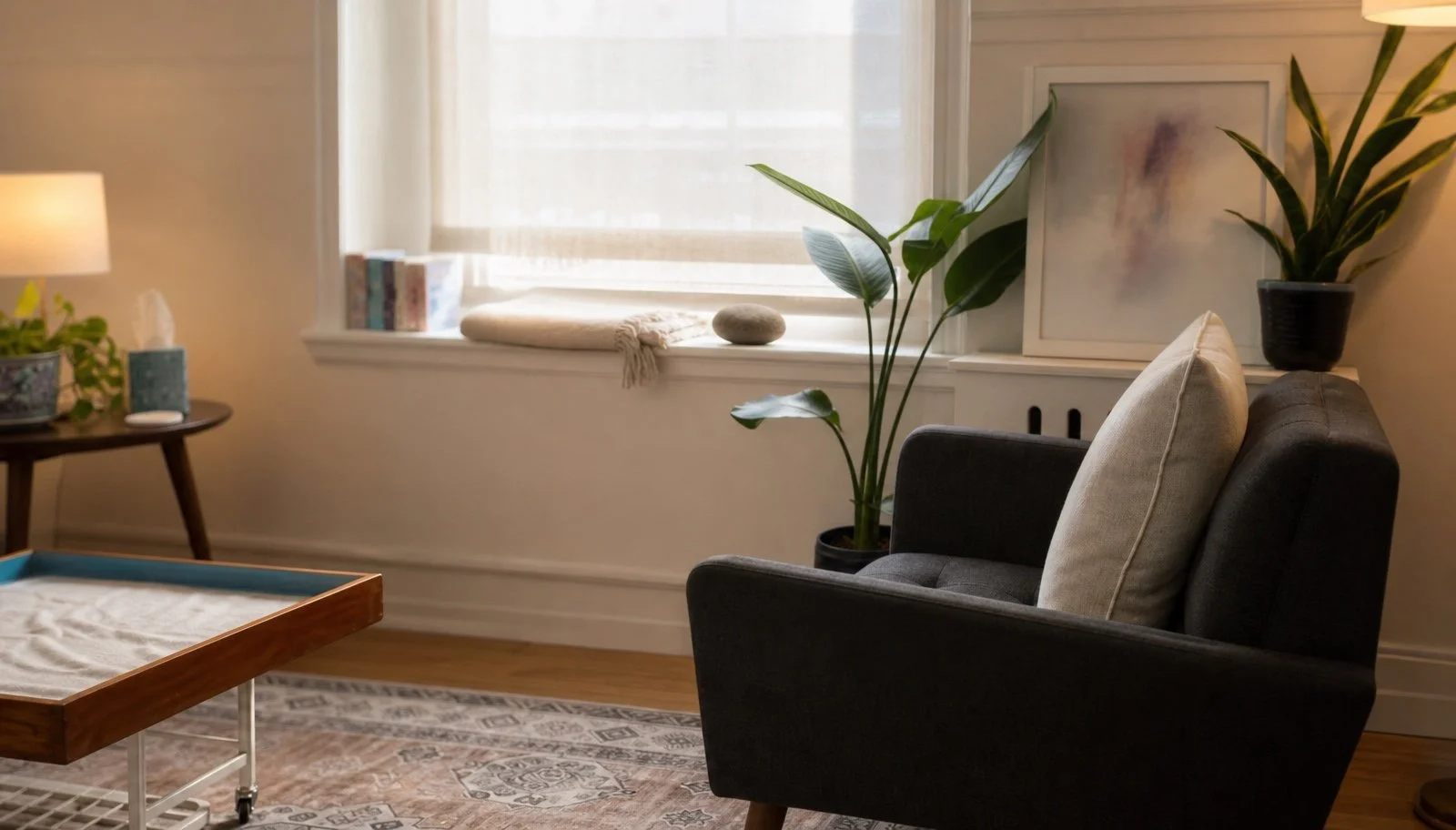 therapy practice room of Samantha Waldman