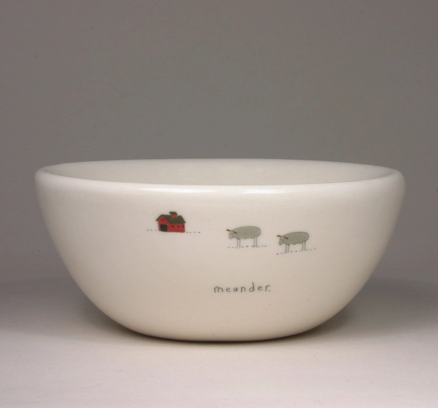 meander modern bowl.