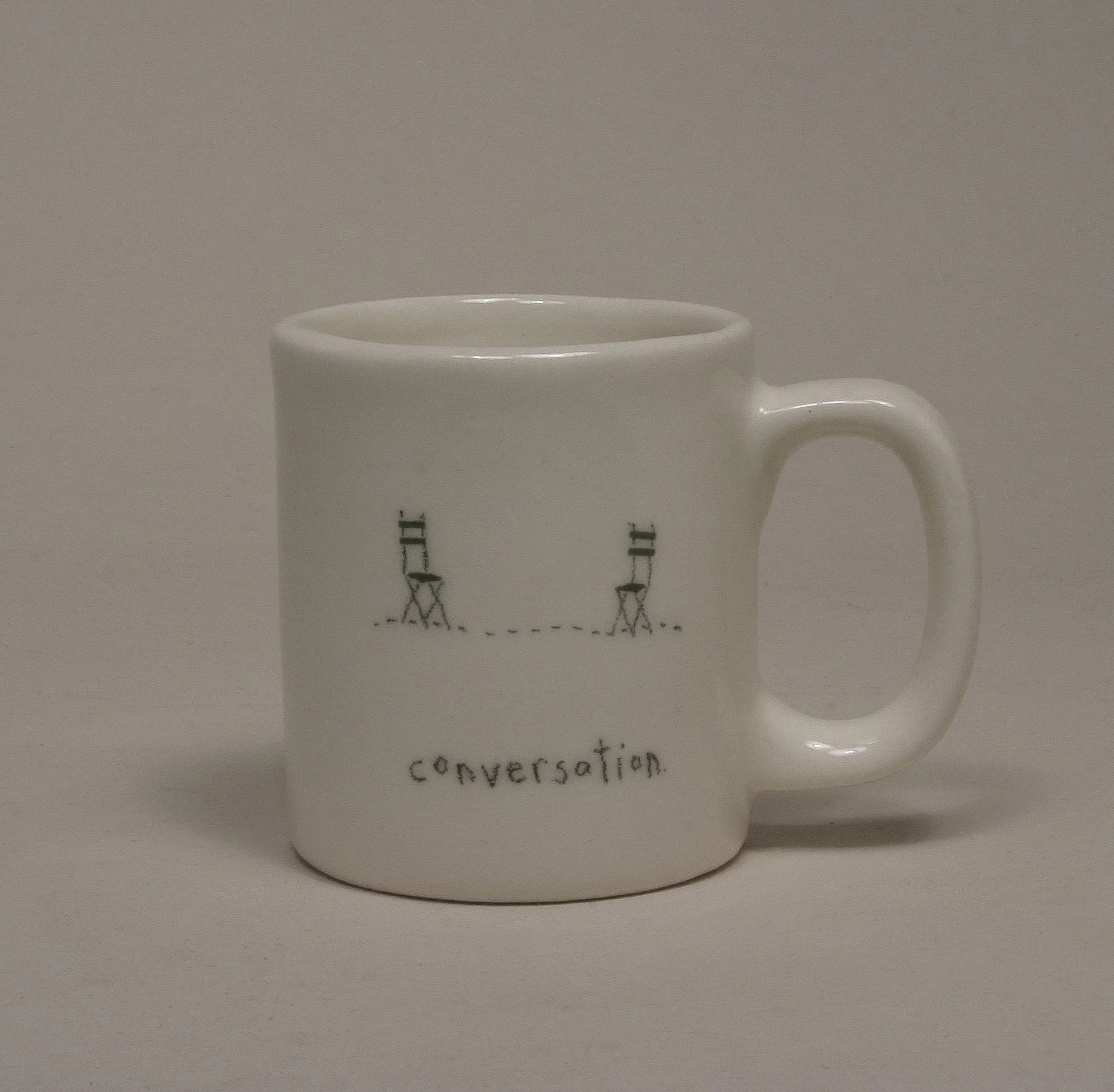 conversation espresso cup.