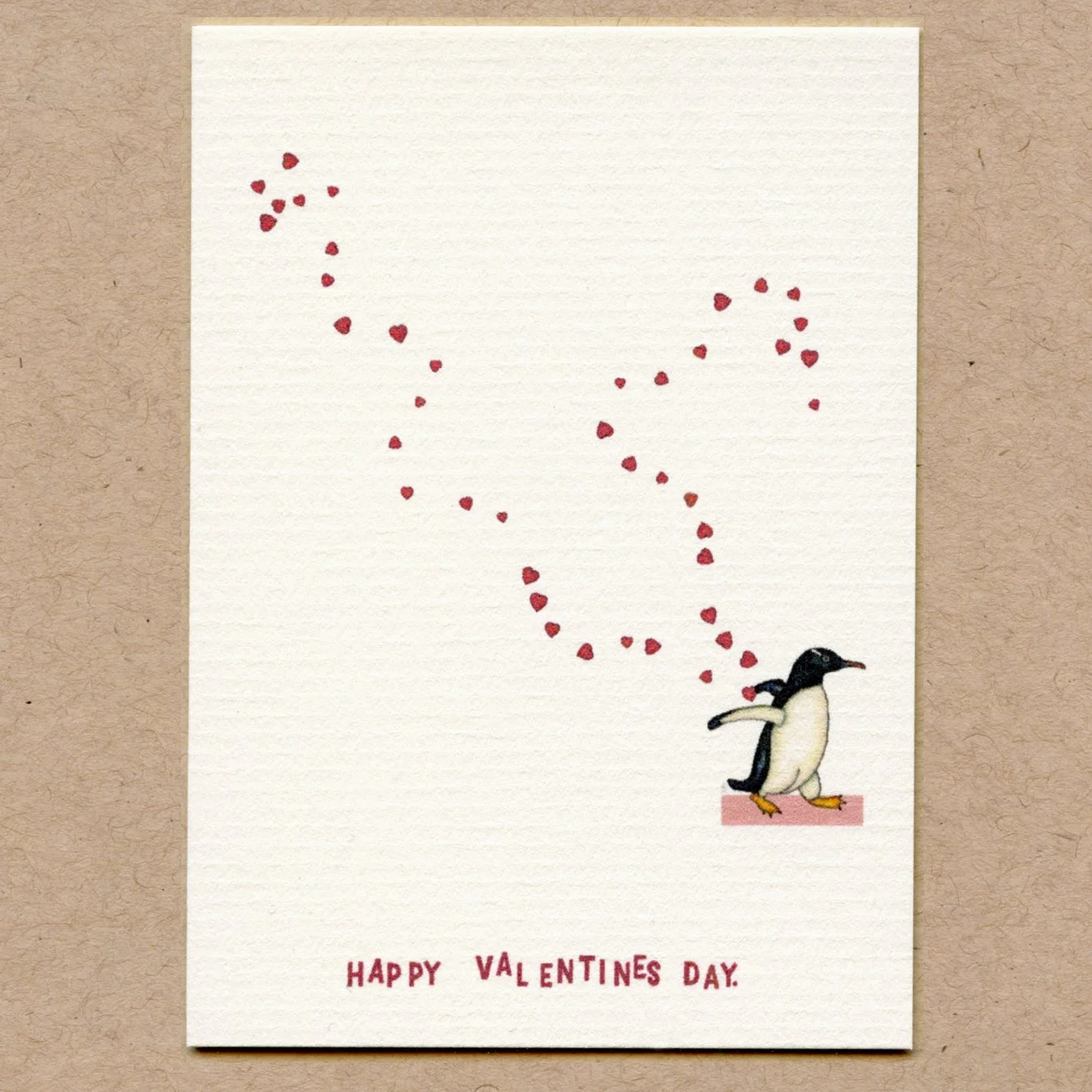 penguin spreading the love.