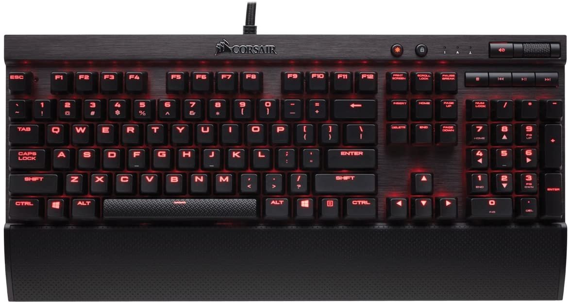 Cherry Mechanical Keyboard, black with red backlights