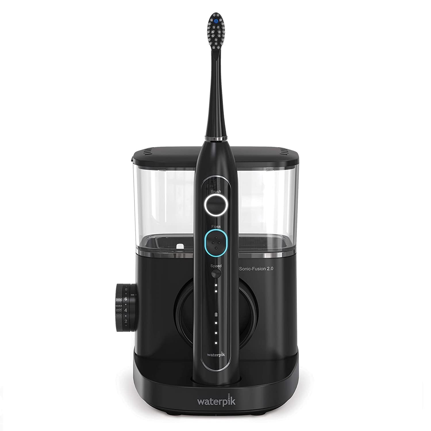 Black waterpik machine