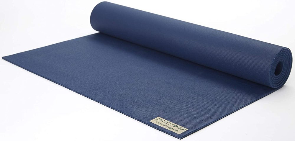 Jade brand yoga mat in dark blue