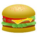 Crackbook logo. It's a hamburger.