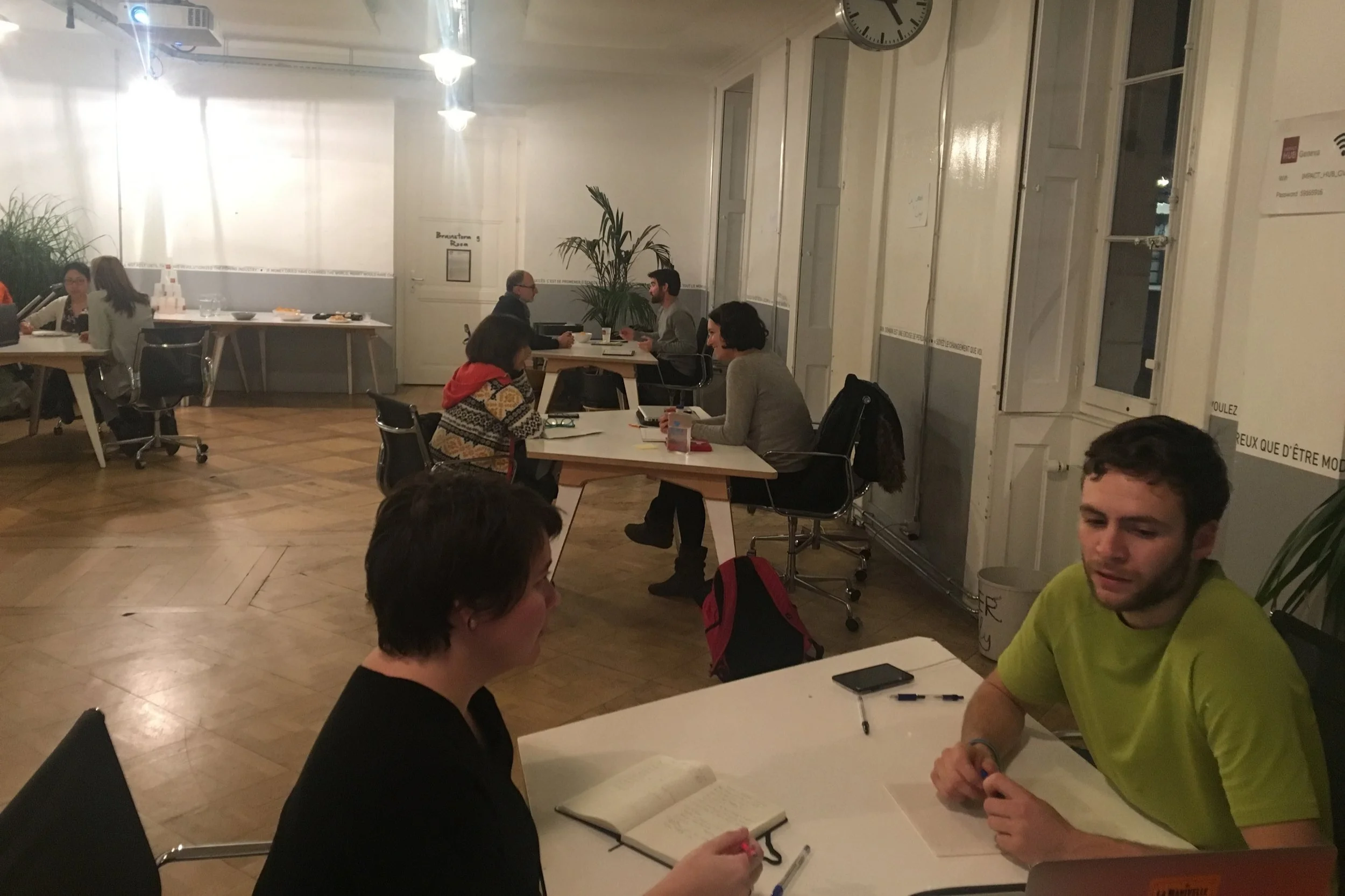 Incubator launch event at Impact Hub Geneva