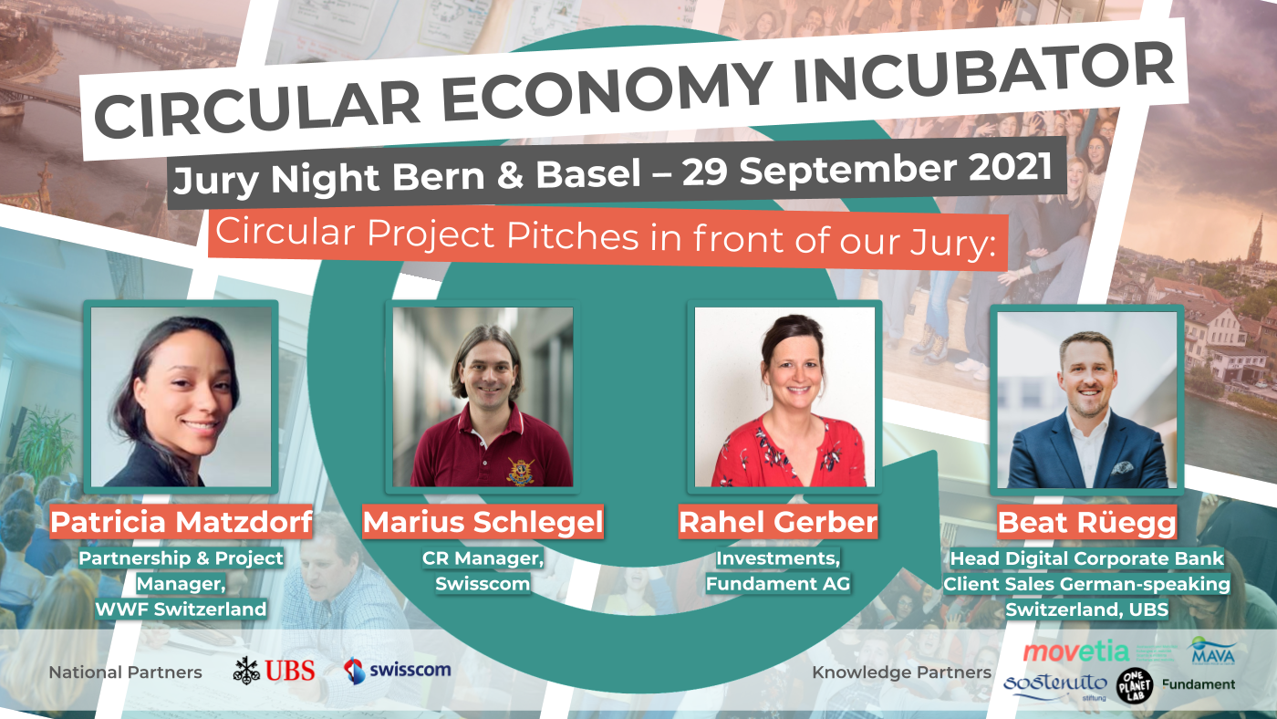 Circular Economy Incubator Jury Night 2021 I Bern/Basel — Circular