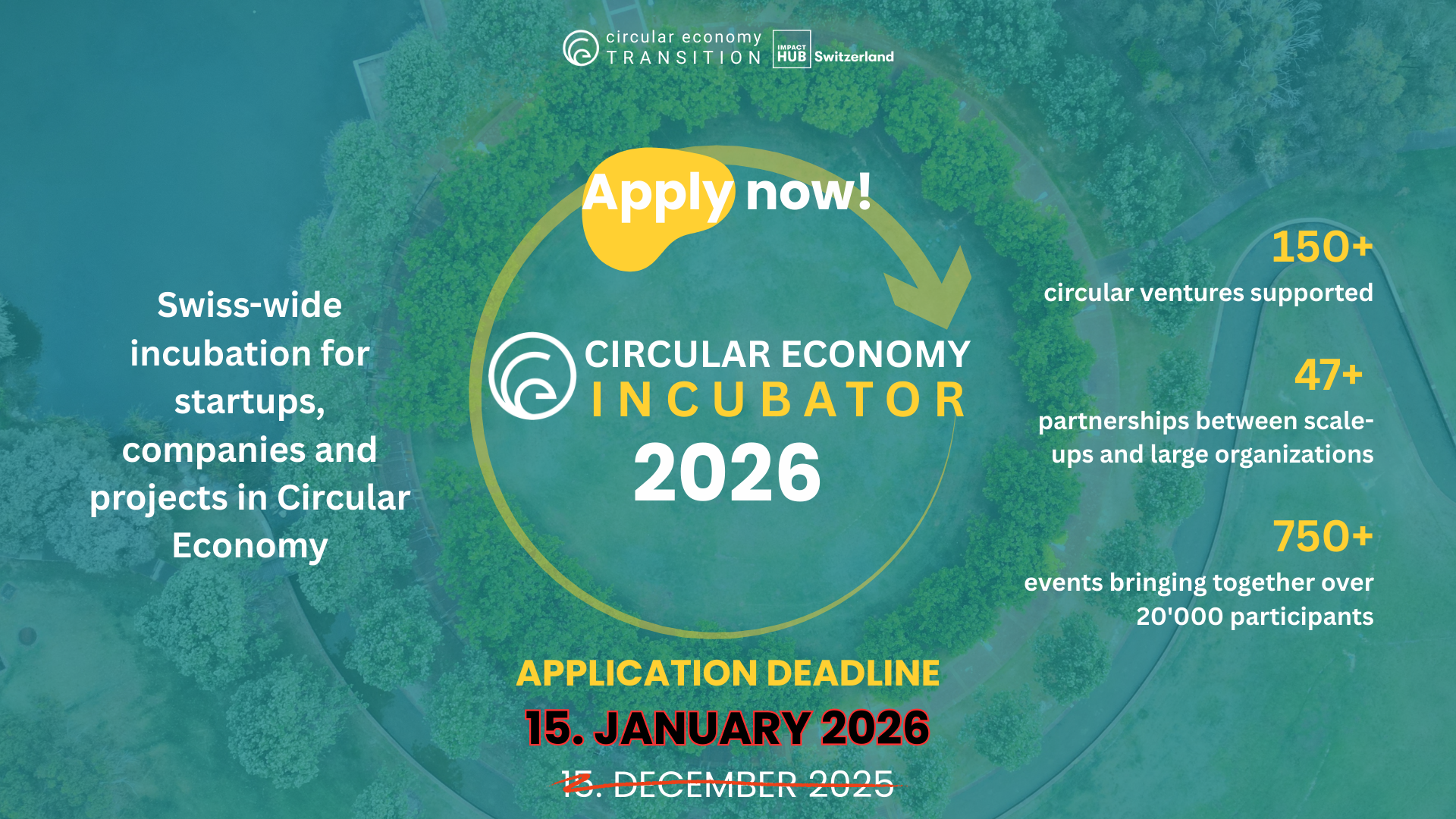 The Call for Applications Deadline is EXTENDED!