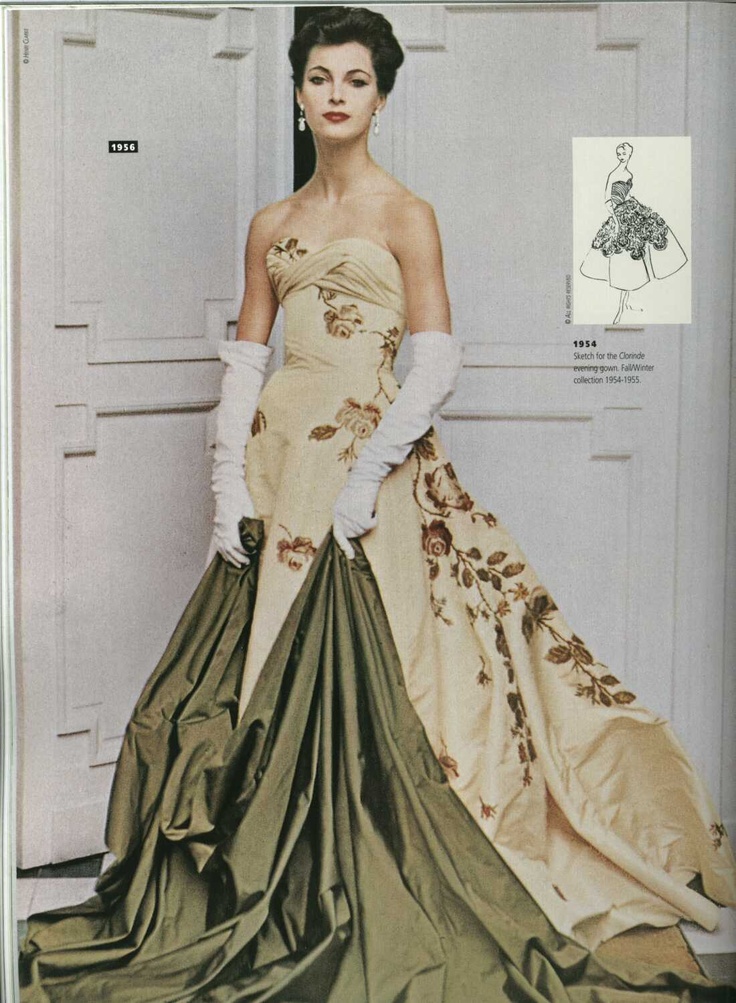Dress, Evening House of Balmain (French, founded 1945) Designer:Oscar de la  Renta (American, bor… | Designer evening dresses, Gowns of elegance, Evening  dresses