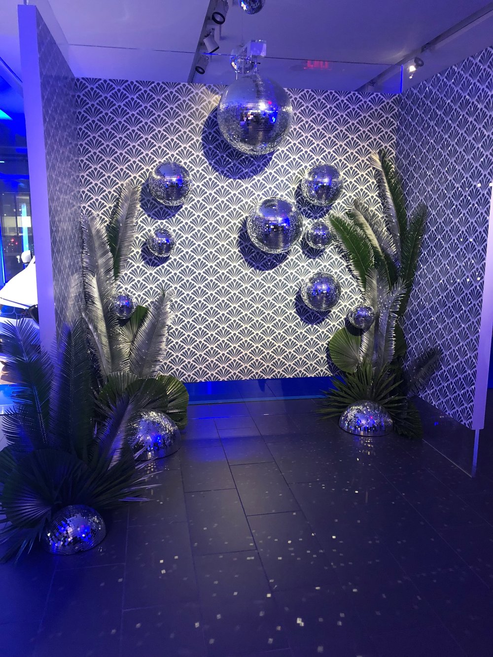 Disco Ball Installation- B Floral